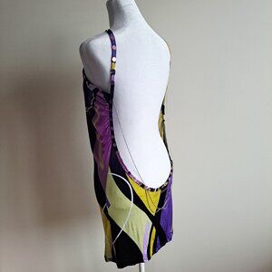 VDP Sport Italian Summer Backless Multicolor Dress Size 42 / M